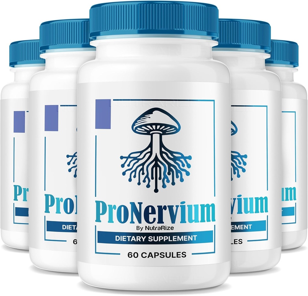 (5 Pack) ProNervium - ProNervium Advanced Nerve Health Supplement, ProNervium Nerve Support Dietary Pills, All- Natural Formel for Dynamic Lifestyle, Pro Nervium Pastillas Anmeldelser (300 kapsler)