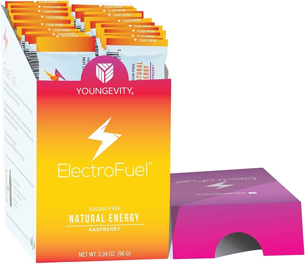 Nu Kai Wellness Hydration Kosttilskud - Energy Drink Mix - Raspberry Electrolytes Powder Packets - Op til 60 Servering - Tidligere GO stik - Plus gave
