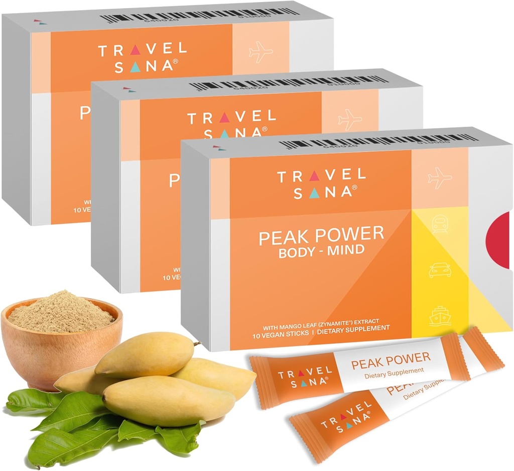 Performance Enhancer Mead124; øger energi, Focus & Cognitive Funktion Mead124; Cafeine- Free Mead124; støtter Mental Klarhed & Well- Being 124; Mango Leaf Extract (Zynamite) Mead124; Fast- Fungerende Mead124; 10 Sticks (pakke med 3)