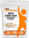 Bulkadditions.com White Nyre Bean Extract Powder - White Nyre Bean Powder - Herbal Supplement - Gluten Free, 1,5 g per Serving, 500g (1.1 lbs) (Pack of 1)