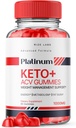 rize labs Platinum Keto AVC Gummies for Advanced Weight Loss, Supplement til maksimal styrke Gomitas (60 Gummies)