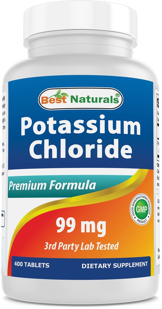Bedste Naturals Kaliumchlorid Supplement 99mg 400 tabletter - 3. part Lab Testet
