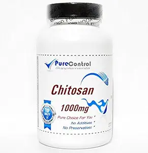 Chitosan 1000mg // 180 Capsules // Pure // by PureControl Supplements