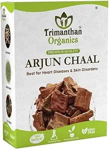 Senta Organics Arjun ki Chaal - Terminalia Arjuna - Arjuna Tree Bark - Raw Buddy 124; Lawers Bad Cholesterol (400 GM).
