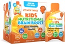 Cover Tre Kosttilskud til børn Brain Supplement Smoothie, Omega 3 Flydende Childrens DHA Fish Oil, Kids Focus og Opmærksomhed, Følelsesmæssig Support, 20 Pouches, Pack 1