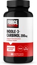 FORCE FACTOR Indol 3 Carbinol 200 mg Detox og antioxidant supplement, Detox til mænd og kvinder med antioxidanter, klinisk undersøgt dosis, Vegan, ingen Gelatine, 60 kapsler