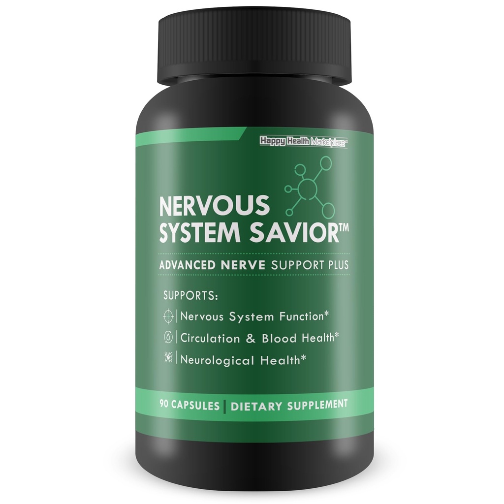Nervesystemet Savior - Advanced Nerve Support - Vores bedste nerve Support - Natural Nerve Savior supplement til at hjælpe med at redde din nerve sundhed - Nerve Support Kosttilskud din nerve Savior