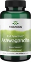 Swanson Ashwagandha Powder Supplement - Ashwagandha Root & Aerial Dele - fremmer Stress Relief & Energy - Ayurvedic Supplement for naturlige wellness (100 kapsler, 450 mg hver)