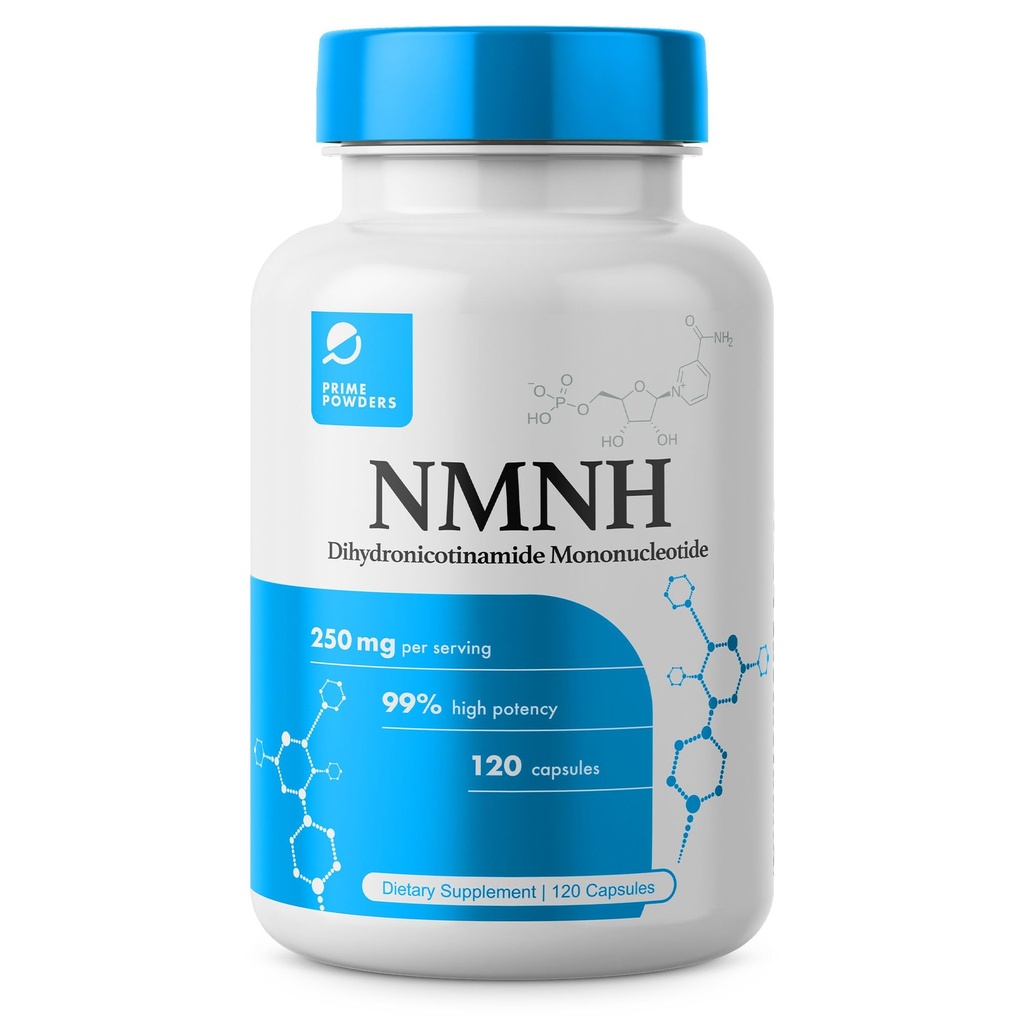 NMNH: Dihydronicotinamid Mononucleotid (120 kapsler) NAD + Støtte NR NAD supplement