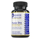 Premier Research Labs Premier DHA - Vegan DHA med Omega 3 Fedtsyrer, Alger baseret DHA for kvinder & mænd, Natural DHA supplement Velegnet til Vegans- 60 Vegetariske Softgel kapsler