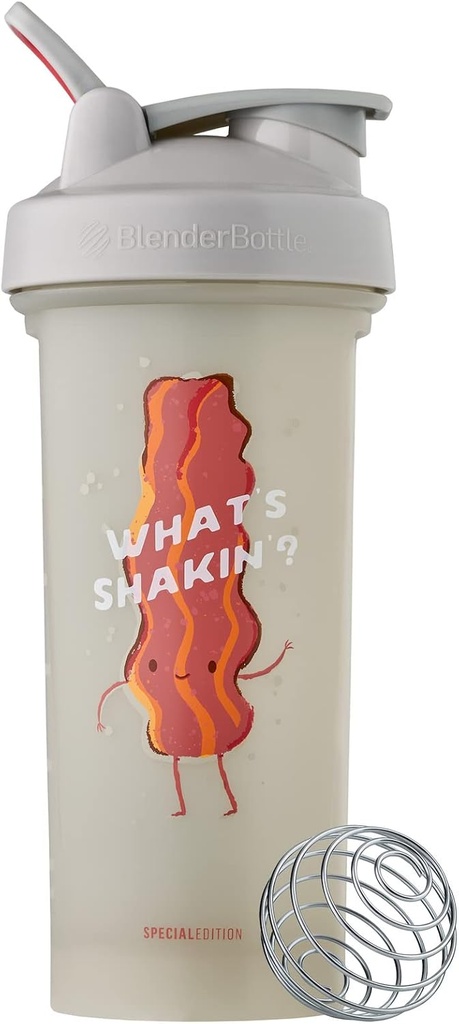 BlenderBottle Just for Fun Classic V2 Shaker Bottle Perfekt til Protein Shakes og Pre Workout, 28-Ounce, Hvad er Shakin '