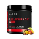 Kaged Sport Pre Workout Pulver til mænd og kvinder, Frugt Punch, Sport Certified, 188mg Koffein, Koffein Oxide Supplement, Beta alanin for energi, Vægtløftning, Cardio Endurance & Styrke, 20 Serveringer