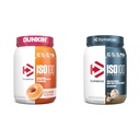 Dymatisere ISO100 Hydrolyzed Protein Powder, 100% Whey Isolate, Dunkin 'Glazed Donut Flavor, 20 Servere & ISO100 Hydrolyzed Protein Powder, 100% Whey Isolate Protein, 25g Protein, 5,5g BCAA
