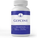 Pure Original Ingredienser Glycin, (100 kapsler) Pure, Ingen tilsætningsstoffer eller Fillers, Lab Verified