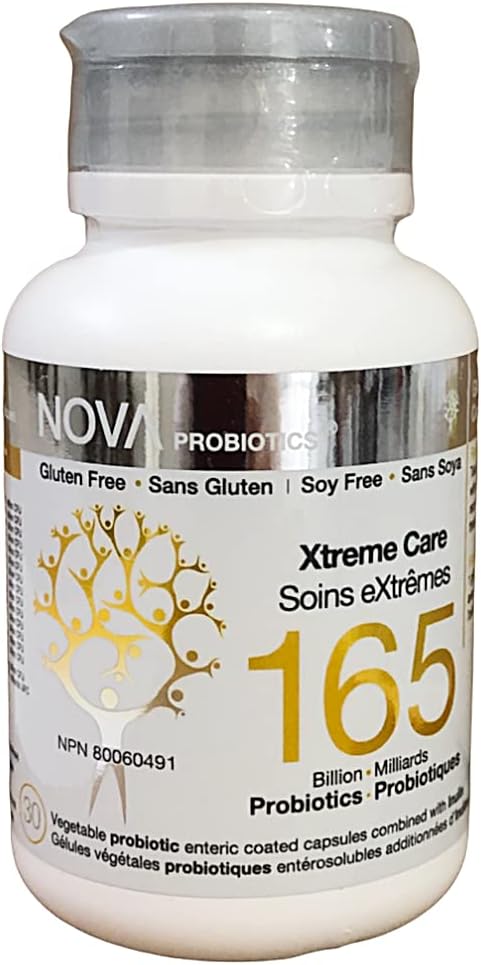 NOVA Probiotika Multi- Strain Xtreme Care 165 Millioner Probiotika per Capsule- 30 VCaps