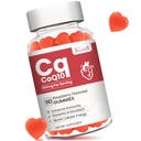 Høj Absorption CoQ10 Gummies 250 mg, Plus Omega-3, vitamin B3 til cellulær energi, hjerne & antioxidant, 5X bedre Absorption Coenzym Q10 supplement, Raspberry Smagen - 60 Cts