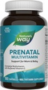Naturens vej Prenatal Multivitamin, med folat til sund hjerne og spinal udvikling *, 180 kapsler