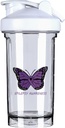 Epilepsi Bevidsthed 18 Ounce Shaker Flaske Drink Mixer Leakout Pre Workout Protein Shakes Meal Erstatning Shakes Flasker 500ML / 18 Oz Hvid
