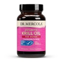 Dr. Mercola Krill Oil for Women - 2 mg Astaxanthin - MSC Certified Sustainable - Understøtter hjerne, hud og immunsystemer - med Omega- 3s - Non- GMO, Gluten- Free & Soy- Free - 90 kapsler (30 Servere)