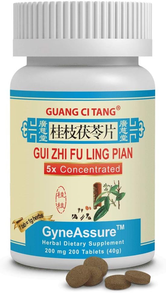 Guang Ci Tang - GUI Zhi Fu Ling Pian (GyneAssure™) - 12 Bottle Pack