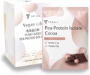 TRYALL Plant Based Pea Protein Powder Isolate (22g Protein) Travel Sachets (Cocoa Milk, 10 Pakker)