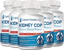 KIDNEY C.O.P. Calciumoxalat Protector 120 Capsules, Nyre Support til Calciumoxalat krystaller, Hjælper Stopper Gentagelse af Stones, Stærkere end Chanca Piedra Stone Breaker Kosttilskud, 6 Pack