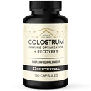 Surthrival: Colostrum Powder Kapsler (180 Greve), Immunoptimering & Inddrivelse, Kosttilskud, Gut Sundhed, Immunstøtte, Keto Friendly
