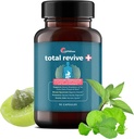 Upwellness Total Revive + fordøjelsesenzymer - Broad- Spectrum Enzymer til fordøjelsessygdomme - Understøtter Gut Health and Nutrient Absorption - Læge Formuleret - 90 Kapsler
