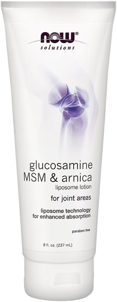 NU Glucosamin, MSM & Arnica Liposome Lotion, 8 - Ounce (pakke med 2)