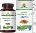 Brieofood Organic Safed Musli 1500mg, 45 Servering, Vegetarisk, Gluten Gratis, 90 Vegetariske tabletter