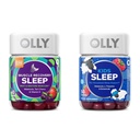 OLLY Muscle Recovery Sleep Gummies med Tart Cherry, 40 Greve og Kids Sleep Gummy med Melatonin, Kamille, 50 Greve
