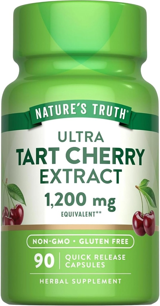 Nature 's Truth Ultra Tart Cherry Extract 1200 mg, 90 Greve (pakke med 2)