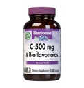 Bluebonnet Nutrition C- 500 mg Plus Bioflavonoider Caplets, C-vitamin 500 mg, Citrus Bioflavonoider 250 mg, for immunsundhed, Soja Free, Gluten Free, Non- GMO, Kosher, Dairy Free, Vegan, 180 Caplets