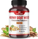 Ultra Horny Goat Weed Tongkat Ali Maca Root Tribulus - Forøg energi, Stamina & ydeevne med Fadogia Ashwagandha Ginseng L- Arginin (90 Greve (Pack of 1))