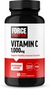FORCE FACTOR C 1000mg immunsupporttilskud, C-vitamin tillæg Immunitet Vitamin Plus Antioxidant Support, Premium kvalitet, Vegan, 60 C-vitamin tabletter