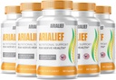 SPRESSO (5 Pack) Arialief Sciatica Nutritional Support Kapsler, Arialief Advanced Formel Sciatica Relief Supplement, Nerve Relief Supplement, Arialeaf Prime Palm Sciatica (300 Kapsler)