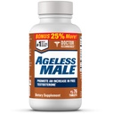 Agueless mandlige gratis testosteron booster supplement til mænd, 76 tabletter