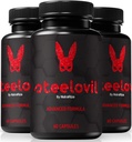 (3 Pack) Steelovil kapsler til mænd, officielle Steelovil piller til omfattende støtte, Alle naturlige mandlige supplement til støtte energi og total sundhed, stål ovil Pastillas anmeldelser (180 kapsler)