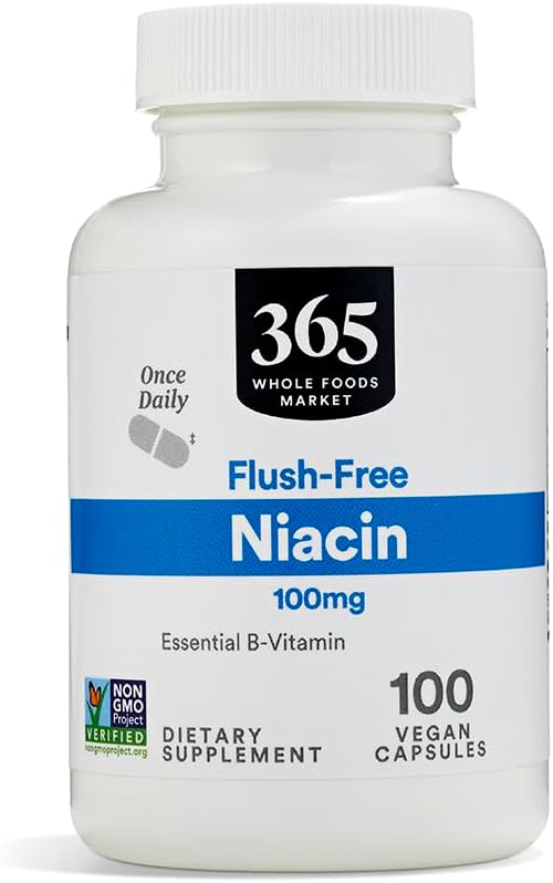 365 af Whole Foods Market, Niacin, 100 Mg, 100 Greve