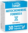 SuperSmart - Mitochondrial Formel (Advanced Formel) - med PQQ, R- Lipoic Acid, Acetyl- L- Carnitin - Mitochondrial Supplements 124; Non- GMO & Gluten Free - 30 Vegetariske kapsler