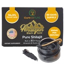 Cure wire Pure Himalayan Shilajit for mænd og kvinder - 94,5% Fulvic Acid Resin, 500 mg 60 Servering - USA Lab- Testet Organic Adaptogen for Energy, Vitality & Hormonal Balance