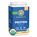 Sunwarrian Vegan Protein Powder Organic Plant- Based Protein Dex124; BCAA Aminosyrer Hemp Seed Plant Protein Dex124; Soy Free Dairy Free Gluten Free Synthetic Free Non- GMO Dex124; Vanilla 30 Serveringer Dex124; Warrior Blend