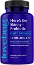 LOVEBUG Skinny Prebiotika og Probiotika til kvinder fordøjelsesmæssig sundhed & immunforsvar - 10 milliarder CFU Probiotiske strands Gut sundhed, gas, obstipation og bloating, 30ct