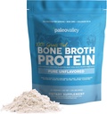Paleodal 100% Grass Fed Beef Bone Broth Protein Powder - Rich in Collagen Peptider til hår, hud, tandkød, ben og fælles støtte - 15g Protein Per Servering - Ingen gluten eller GMO 'er
