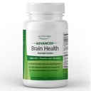 Advanced Brain Health Supplement med Alpha GPC, L- Theanin, L- Glutamin til hukommelse og fokus - 90 kapsler