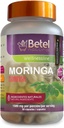 Betel Natural Premium Organisk Sourced Moringa Oleifera Kapsler Amazing Flavonoider - 1500 mg per Servering