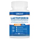 Lactoferrin Supplement 1200mg for sund immunsupport- Gluten- Free, Vegetar - 60 Softgels
