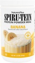 Natures Plus SPIRU- TEIN, Banana - 1.2 lbs - Plant-Based Protein Shake - Ikke-GMO, Vegetar, Gluten Gratis - 16 Servere