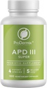 Kosher APD III probiotisk supplement, understøtter lejlighedsvis obstipation, Diarré, Gas & Bloating, 5 milliarder CFU vedligeholdelse 100 Vegetariske kapsler