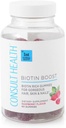 Consult Health BIOTIN Boost gummier til hår, hud og negle - 10.000 mcg - Vegansk vitamin B Kosttilskud - understøtter hurtigere hår og negle vækst - Raspberry Flavor - sort gulerod - 60 Greve